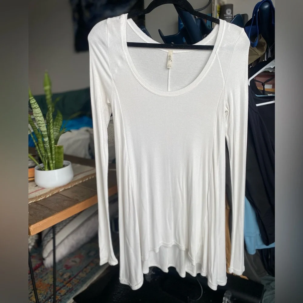Free People Ivory Long Sleeve